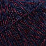 Пряжа Coton Esotico/Котон Езотіко, синьо-лиловий В-4, Popyarn, фото 3