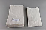 Бумажные пакеты саше 14/6*21 белый (100 шт), фото 2