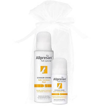 Подарунковий набір Крем-піна для сухої шкіри стоп Allpresan Foot Special No. 3 Foam Cream, 125 мл + 35 мл