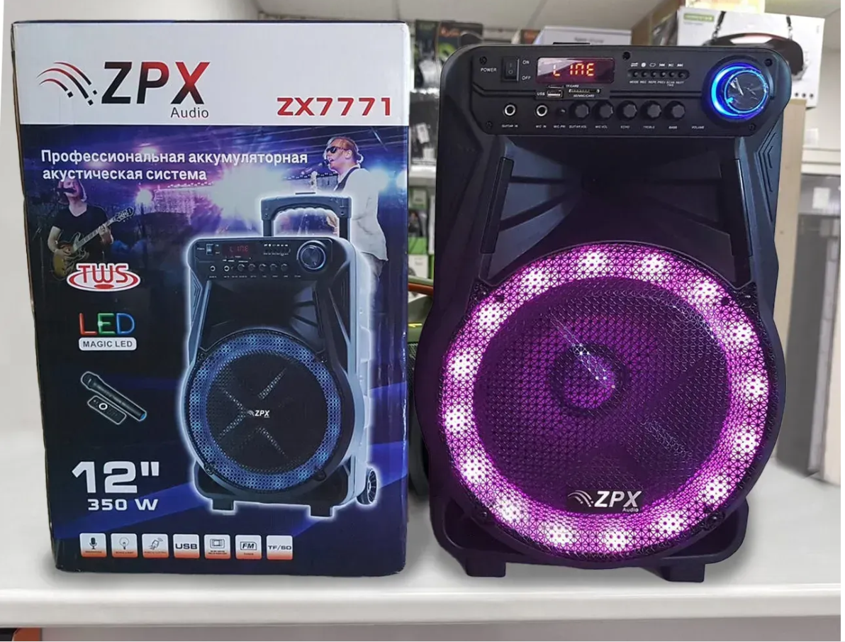 Портативна акустична колонка ZPX ZX-7771 SV227, фото 1
