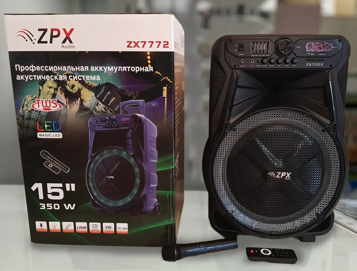 Портативна акустична колонка ZPX ZX-7772 для проведення заходів SV227, фото 1