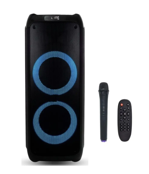 Портативна колонка ZPX ZX-7786 BT з мікрофоном USB/Bluetooth/FM/LED/TWS 250W + пульт Д/К SV227, фото 1