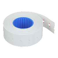 Цінник (21м*12мм 1000шт,  прямокутний, зовнішня намотка, білий)