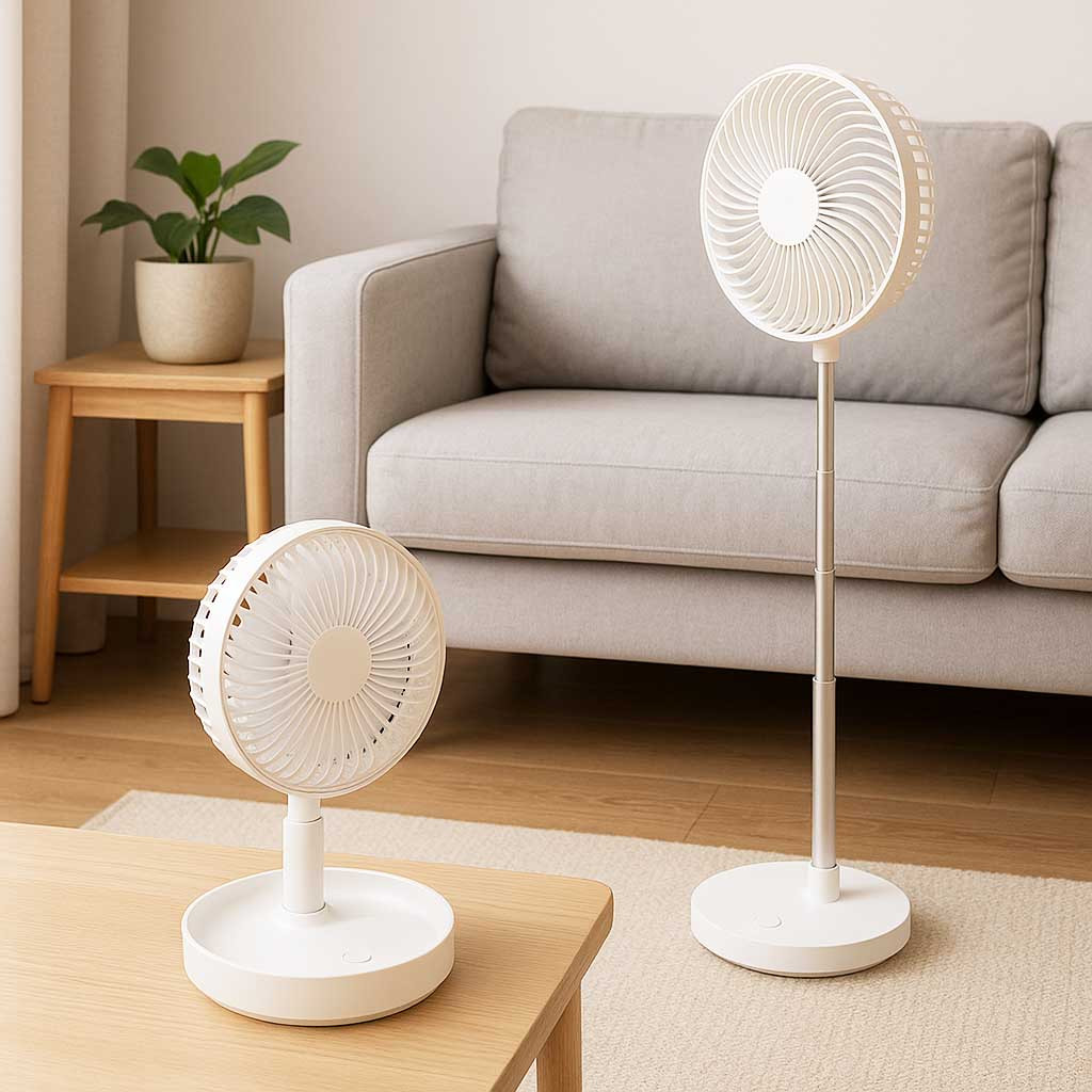 Вентилятор акумуляторний E-Dream з телескопічною підставкою, фото 1