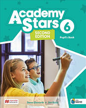 Academy Stars (2nd Edition) Level 6 Pupil's Book with Navio App and Digital (Steve Elsworth) / Підручник 6 клас