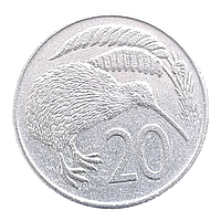 Нова Зеландія 20 центів, 1985
