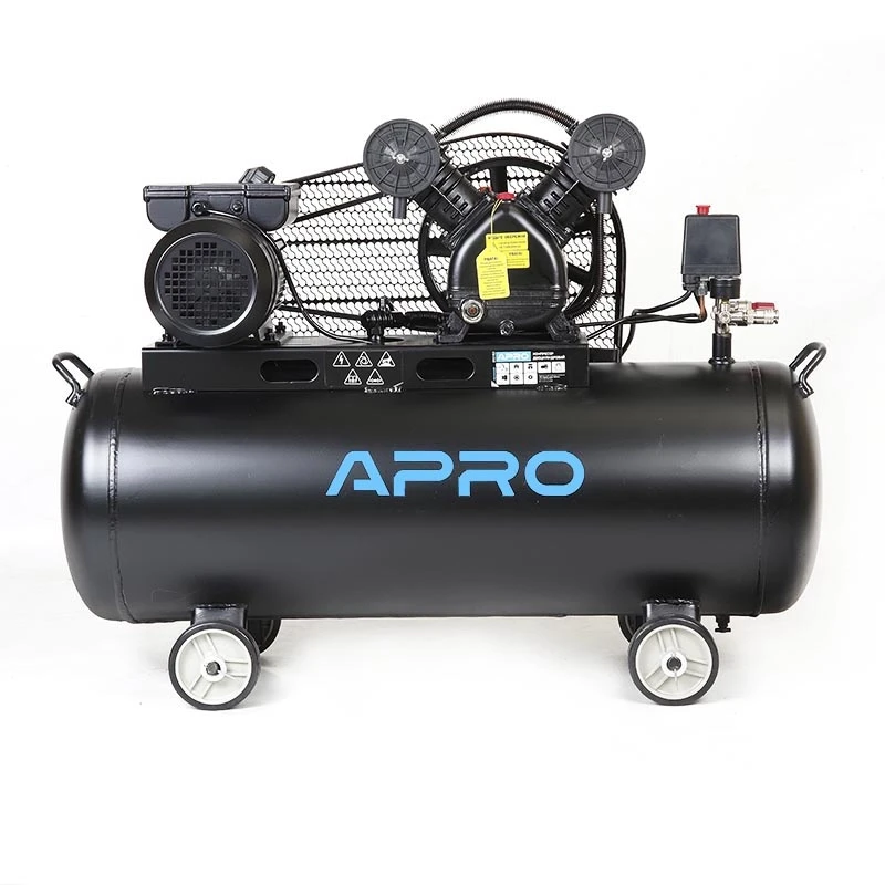 Компресор вертикальний Apro OFBD-100V 8Бар 2.2 кВт 402 л/хв 100 л (2 крани) + Олія 0,5 л (850183)