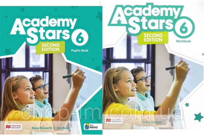 Комплект: Academy Stars 2nd Edition 6 Pupil's Book + Workbook (Підручник + зошит) Англійська мова. 6 клас, фото 1