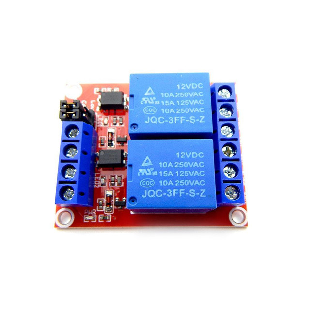 Модуль реле 2-х канальный Arduino (12V сигнал).