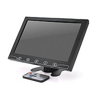 Монітор для відеоспостереження 10.1 ", AV + VGA + HDMI + RCA  роз'єми, 1024 * 600ips, 12-24V, BOX