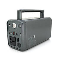Портативна зарядна станція XO-PSA-300W потужністю 300W, (230Wh/ 72000mAh), Output:1AC+ 3DC+ 2USB+ 1Type-C, Black