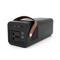 Портативна зарядна станція XO-PSA-200W потужністю 200W, (190Wh/ 52800mAh), Output: 1AC+2USB +1Type-C +2DC, Black