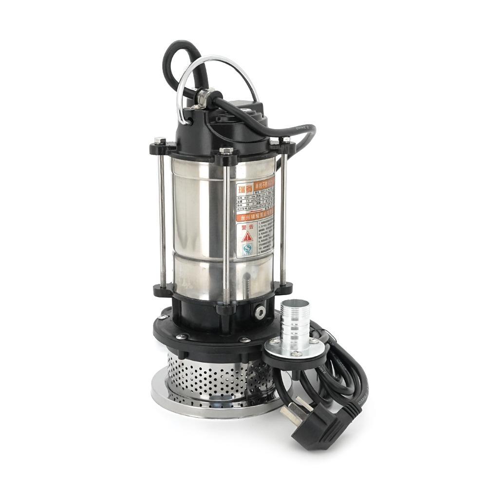 Занурювальний насос, 550W, 220V, до 3 м³/год, підйом до 20 м, 25 мм, нержавіюча сталь + перехідник