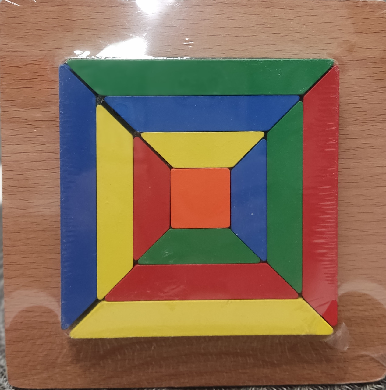 Дерев'яна розвиваюча іграшка Геометрика MD 2821, фото 1