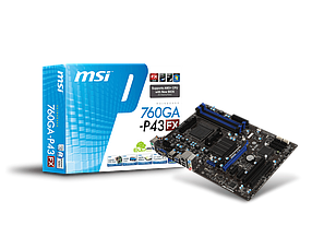 Материнська плата MSI 760GA-P43 (FX) Socket AM3+ (760GA-P43 (FX)) Б/В