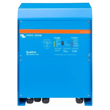 Інвертор VictronEnergy Quattro 24/5000/120-100/100 однофазный чистая синусоида