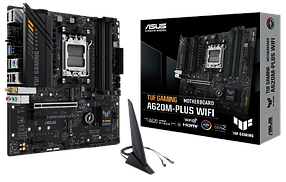 Материнська плата Asus A620M-Plus TUF Gaming WiFi Socket AM5 (TUF GAMING A620M-PLUS WIFI)