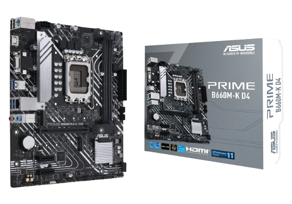 Материнська плата Asus B660M-K D4 Prime LGA 1700 (PRIME B660M-K D4)