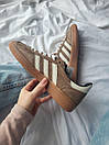 Кросівки чоловічі коричневі Adidas Spezial Brown White (20851), фото 10