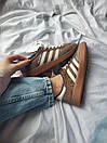 Кросівки чоловічі коричневі Adidas Spezial Brown White (20851), фото 8