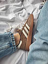 Кросівки чоловічі коричневі Adidas Spezial Brown White (20851), фото 5