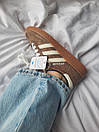 Кросівки чоловічі коричневі Adidas Spezial Brown White (20851), фото 4