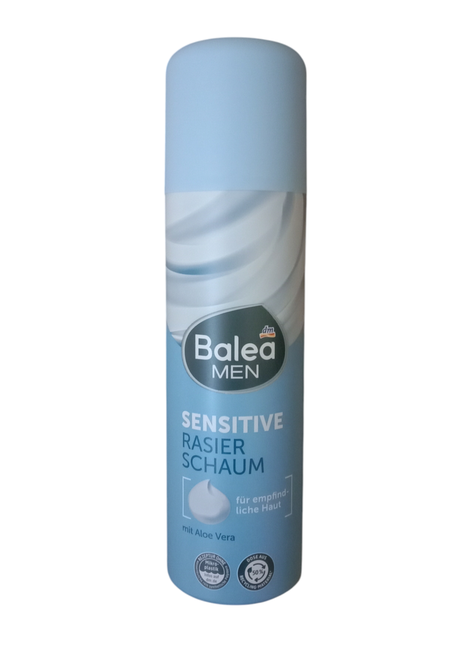 Піна для гоління Balea men sensitive (для чутливої шкіри) 300 мл, фото 1