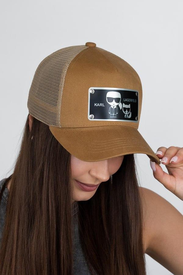 Бейсболка-трекерка жіноча літня із сіткою розмір 56-59 кемел, фото 1