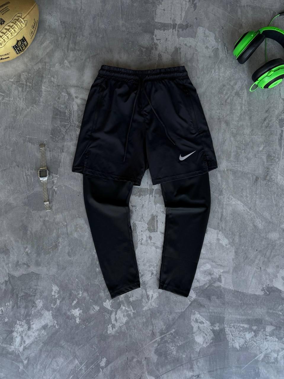 Шорти спортивні чоловічі чорні для спорту Nike (Найк), фото 1