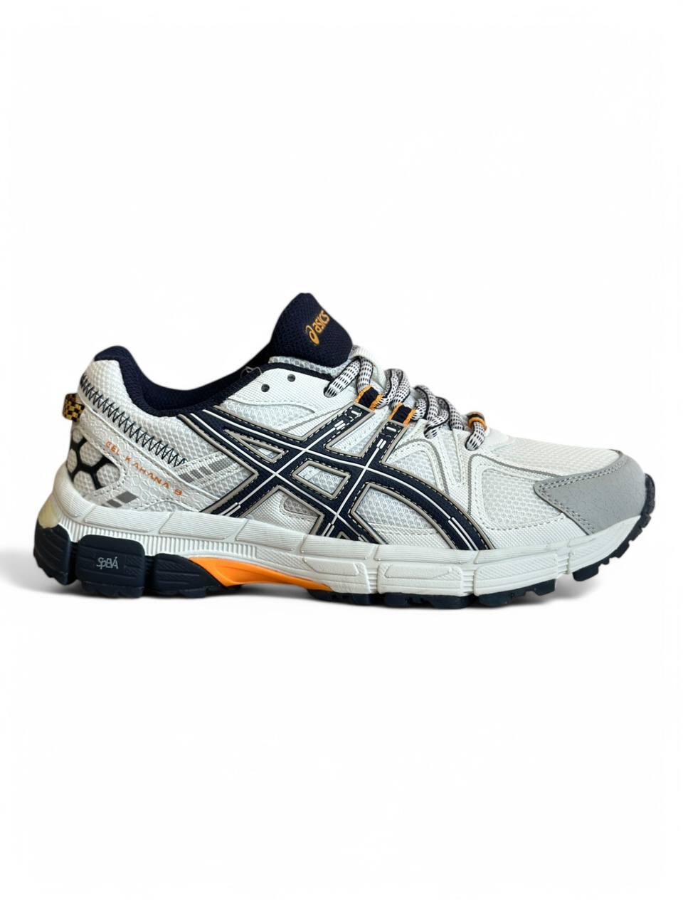 Кросівки чоловічі білі Asics Gel Kahana 8 White Black Orange (20382), фото 1