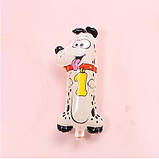 Кулька цифра 1 Далматинець 16 дюймів різнобарвний, фото 3