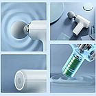 Портативний ручний масажер для тіла + 4 насадки, Fascial LY-472 / Перкусійний масажер / Масажер м'язовий, фото 4