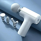 Портативний ручний масажер для тіла + 4 насадки, Fascial LY-472 / Перкусійний масажер / Масажер м'язовий, фото 5