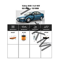 Комплект фільтрів Volvo S40 I 1.6 16V (1999) WIX