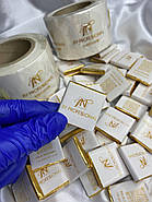 Чорний преміум шоколад із логотипом для салону краси 6 г 100 шт., фото 8