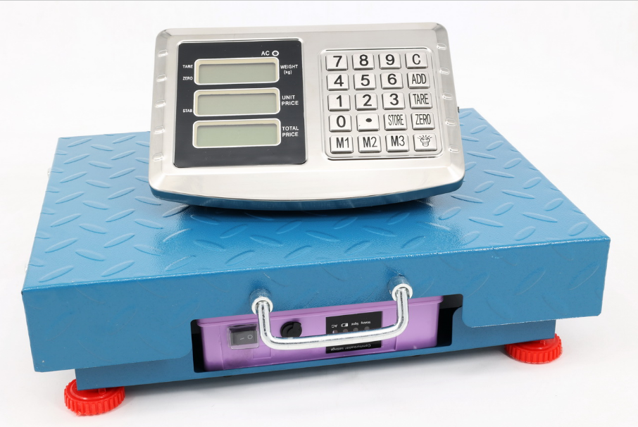 Ваги торговельні підлогові A-PLUS 1643 S до 300 кг з дисплеєм, фото 1