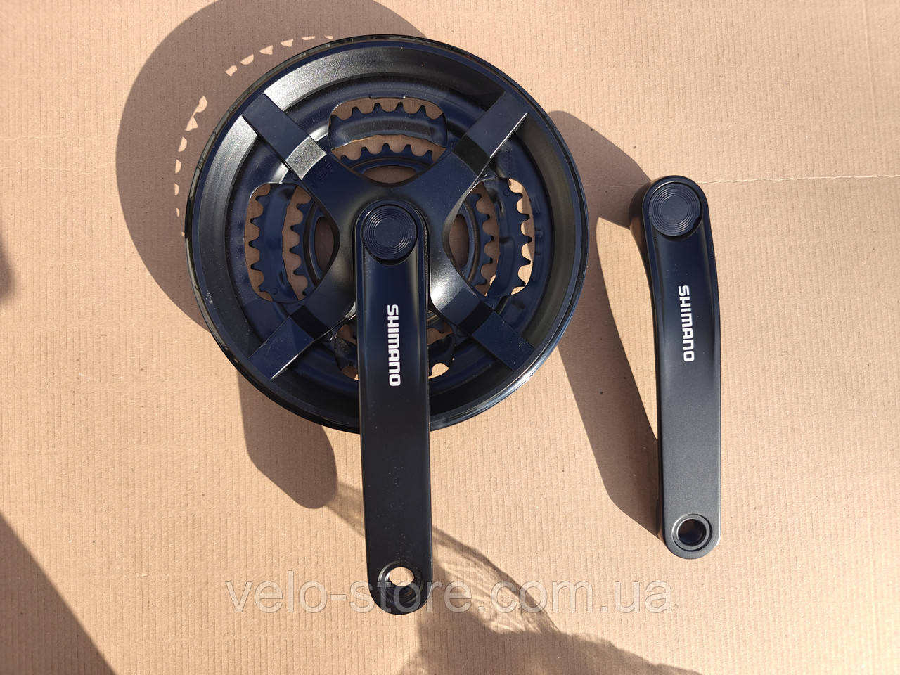 Шатун для велосипеда Shimano FC-TY301 175 мм (48x38x28)