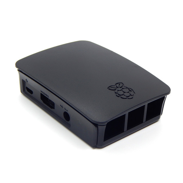 Захисний корпус з ABS для Raspberry Pi 3 чорний
