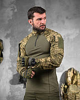 Військова бойова сорочка ubacs піксель з кишенями під наколінники