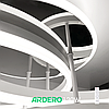 Люстра PROTEA 120W AL6173 ARD біла з хромом Ardero 3000К-6500К 7500Лм світлодіодна з пультом Ø850х195мм, фото 7
