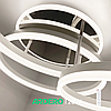 Люстра PROTEA 120W AL6173 ARD біла з хромом Ardero 3000К-6500К 7500Лм світлодіодна з пультом Ø850х195мм, фото 6