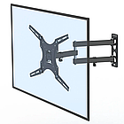 Кронштейн для телевізора 14"-55", 50 кг, HDL-117-B-2/ Кріплення для телевізора та монітора з поворотом, фото 2