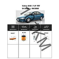 Комплект фільтрів Volvo S40 I 1.8 16V (2000) WIX