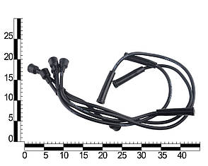 Дріт високовольтний Москвіч 412, 2140, 2137 1.5 дв. UZAM 412, к-т, п/силікон, фото 2