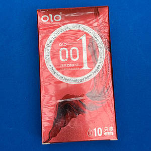 Презервативи Olo Bare Thin з крапками 0,01мм анатомічні ультратонкі 10 штук