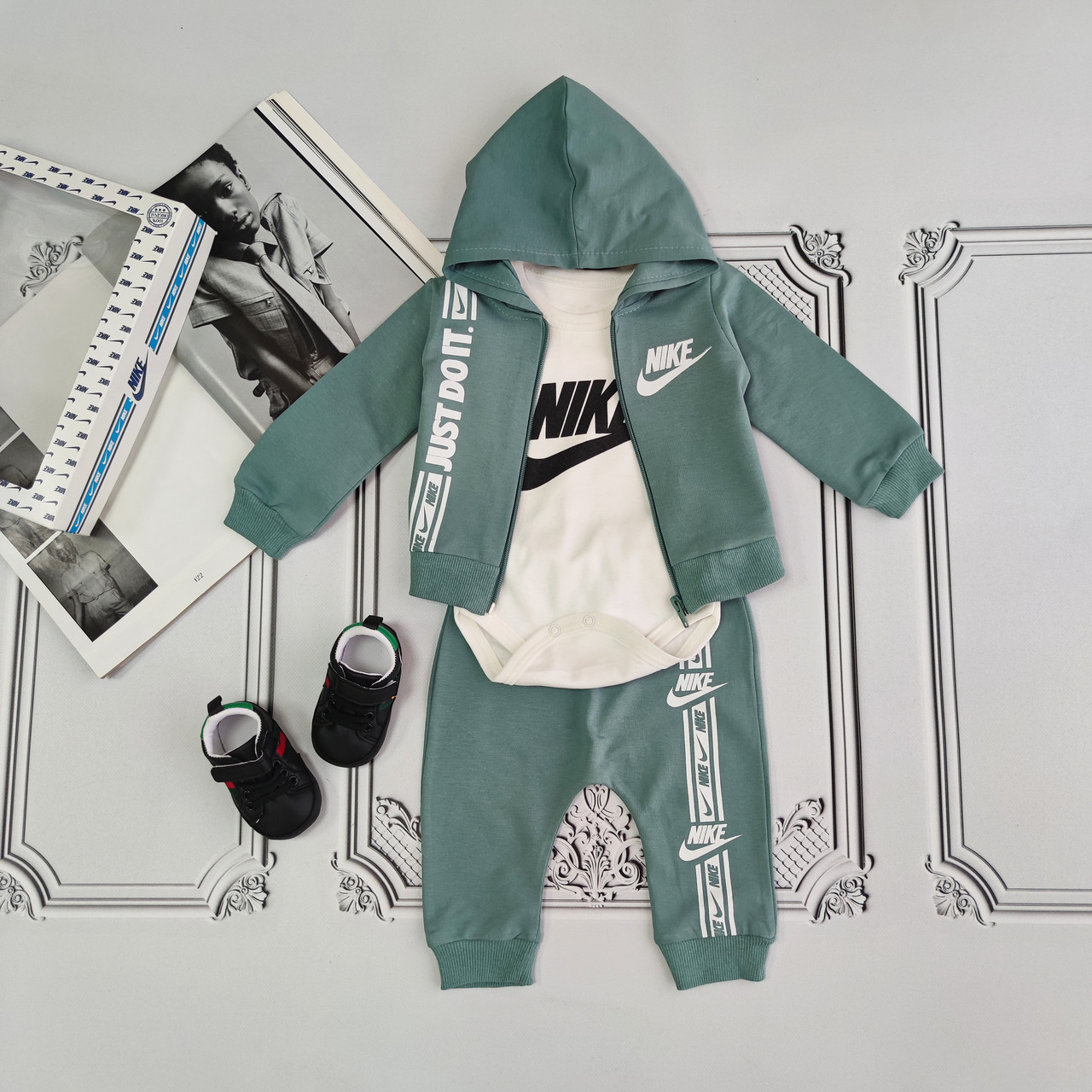 Костюм Nike для новонародженого хлопчика, комплект 3 предметів