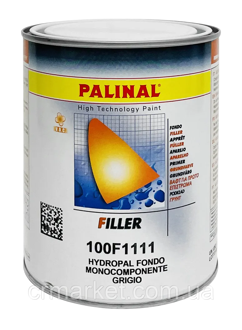 Грунт PALINAL Hydropal Filler 1K (білий) 1л, фото 1