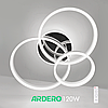 Люстра PROTEA 120W AL6173 ARD біла з хромом Ardero 3000К-6500К 7500Лм світлодіодна з пультом Ø850х195мм, фото 8