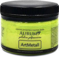 Декоративна фарба Салатовий 100 мл "Aurum"