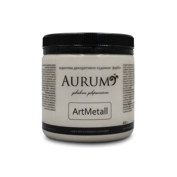 Декоративна фарба Срібло 400 мл "Aurum"